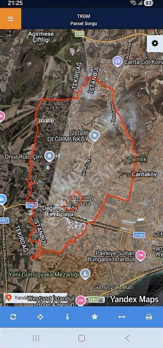 Savaş Emlak'tan Silivri Değirmenköy'de 365 Metre Hisseli Tarla - Görsel 3