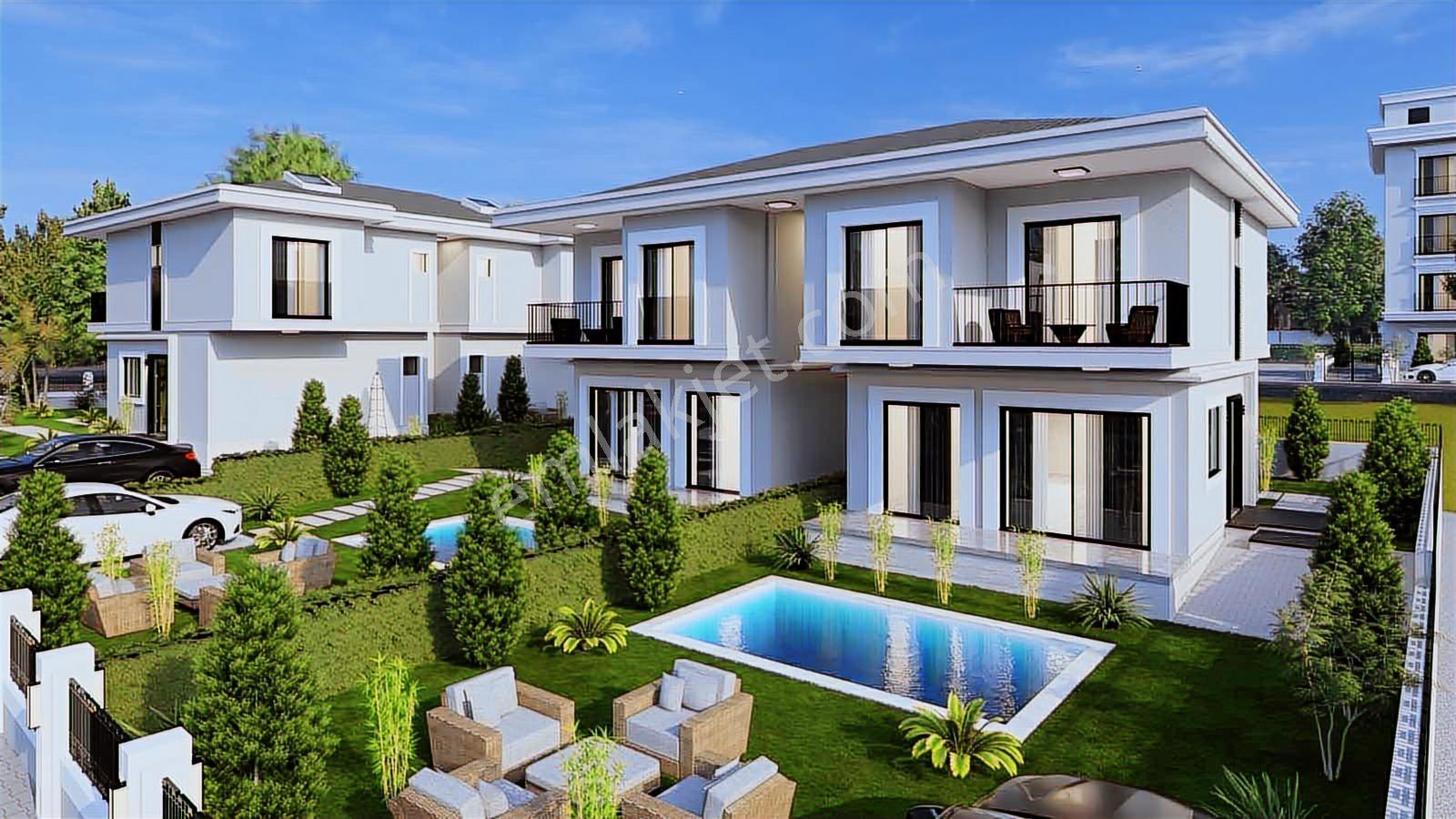 Kuşadası Davutlarda Projeden Satılık Özel Havuzlu 4+1 Villalar - Görsel 2