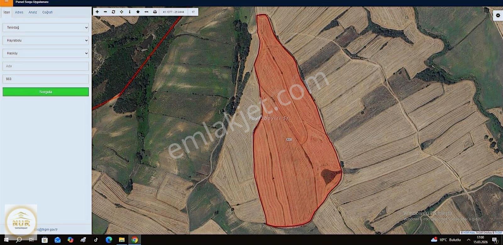 Nur Yapı'dan Köye 1 Km 1.390m2 Kupon Tarlamız Acill Satılıkk! - Görsel 5
