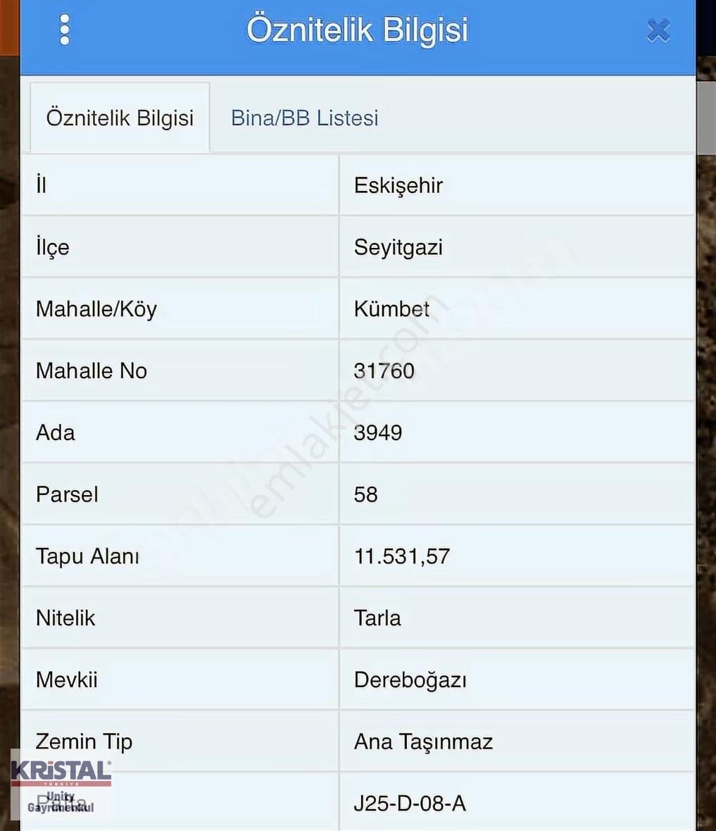 Seyitgazi Kümbet Mevkii'de Satılık Fırsat Tarla - Görsel 2