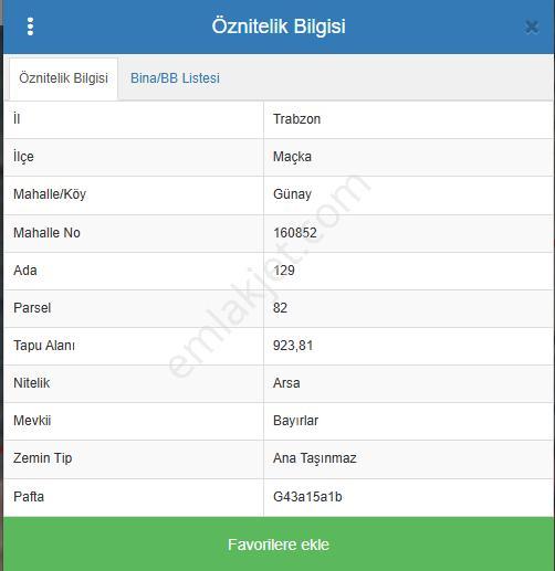 Trabzon Maçka Günay'da Ticari İmarlı Satılık Arsa - Görsel 18