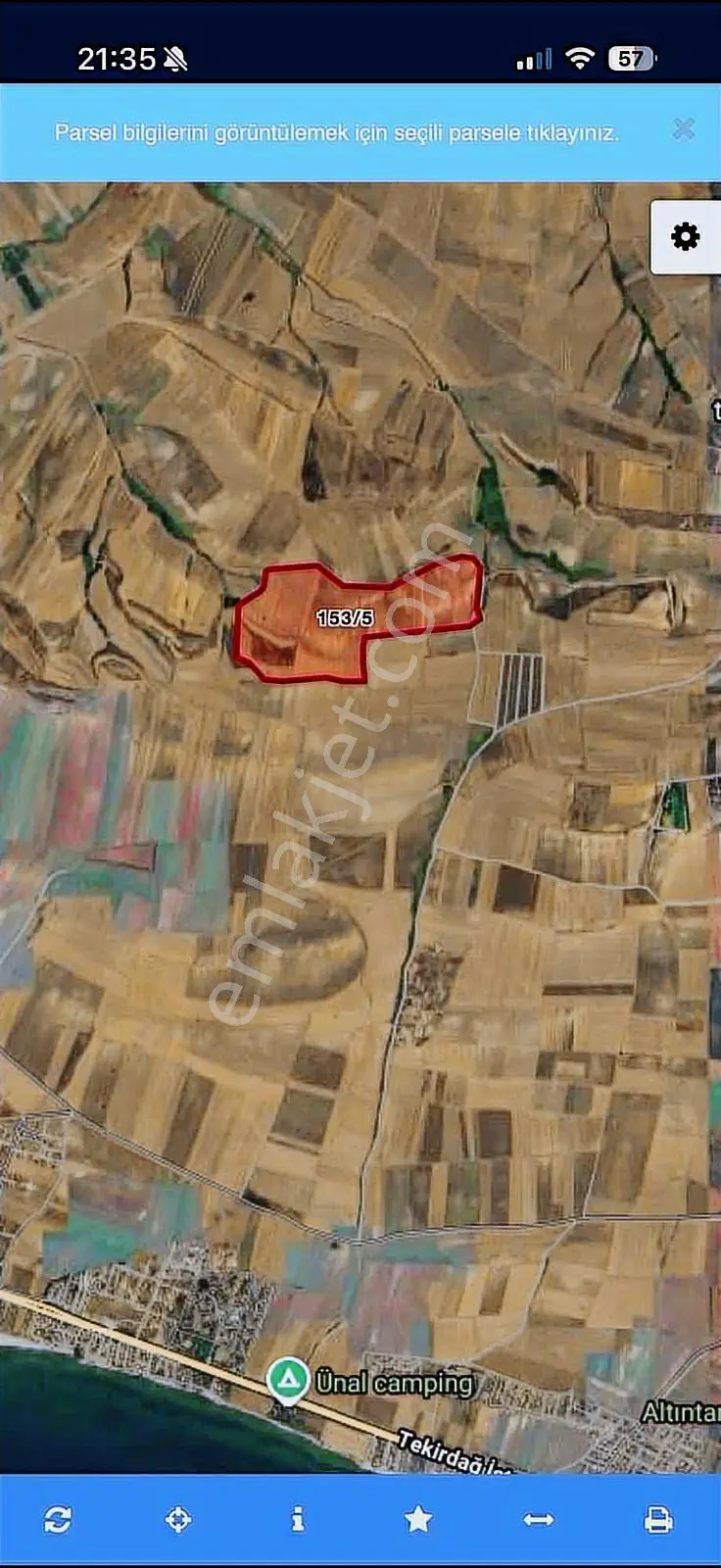 Deniz Manzaralı Yatırımlık Arazi