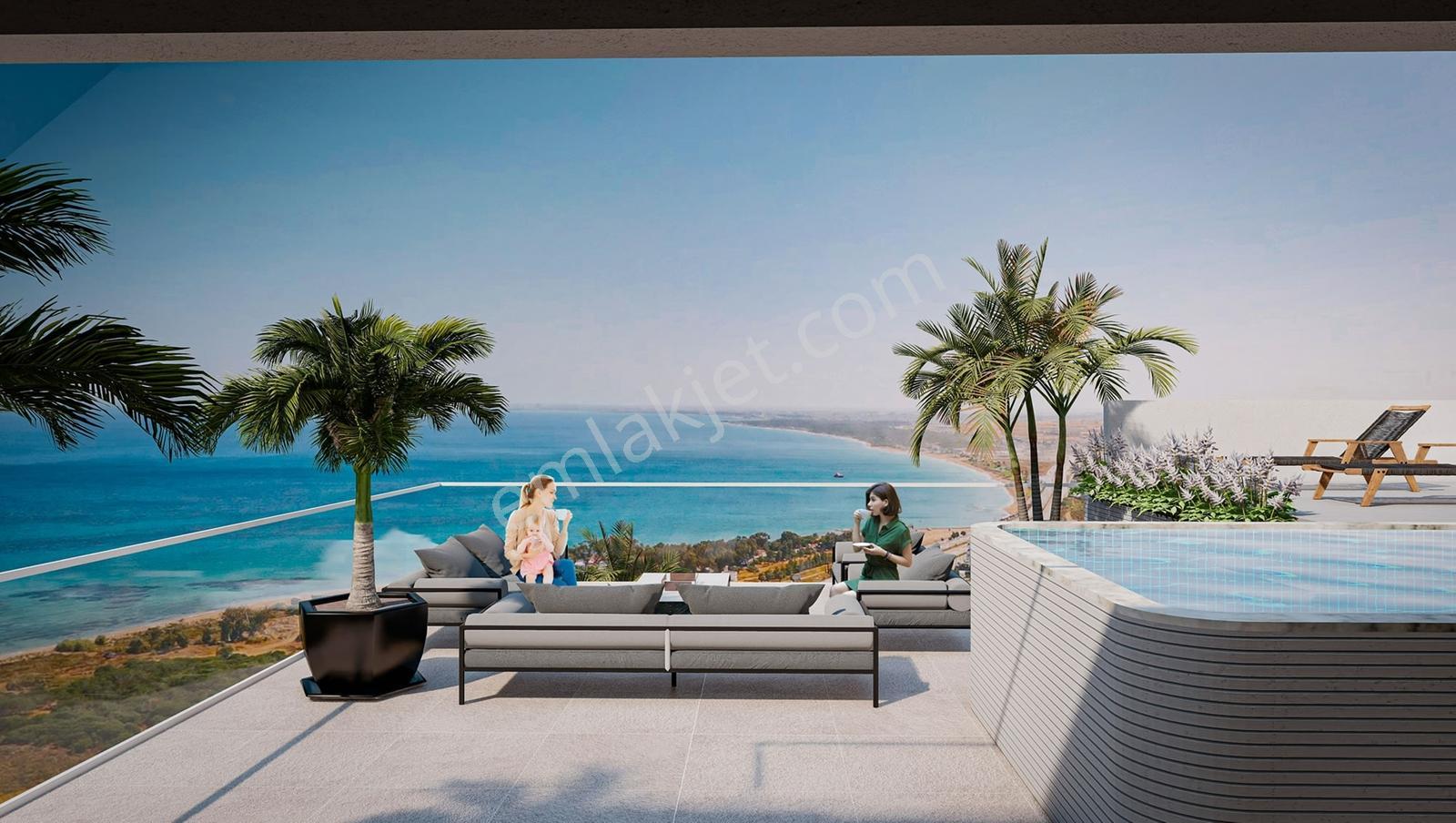İskele Long Beach'te Kira Garantili Fırsat 1+1 Daire - Görsel 24