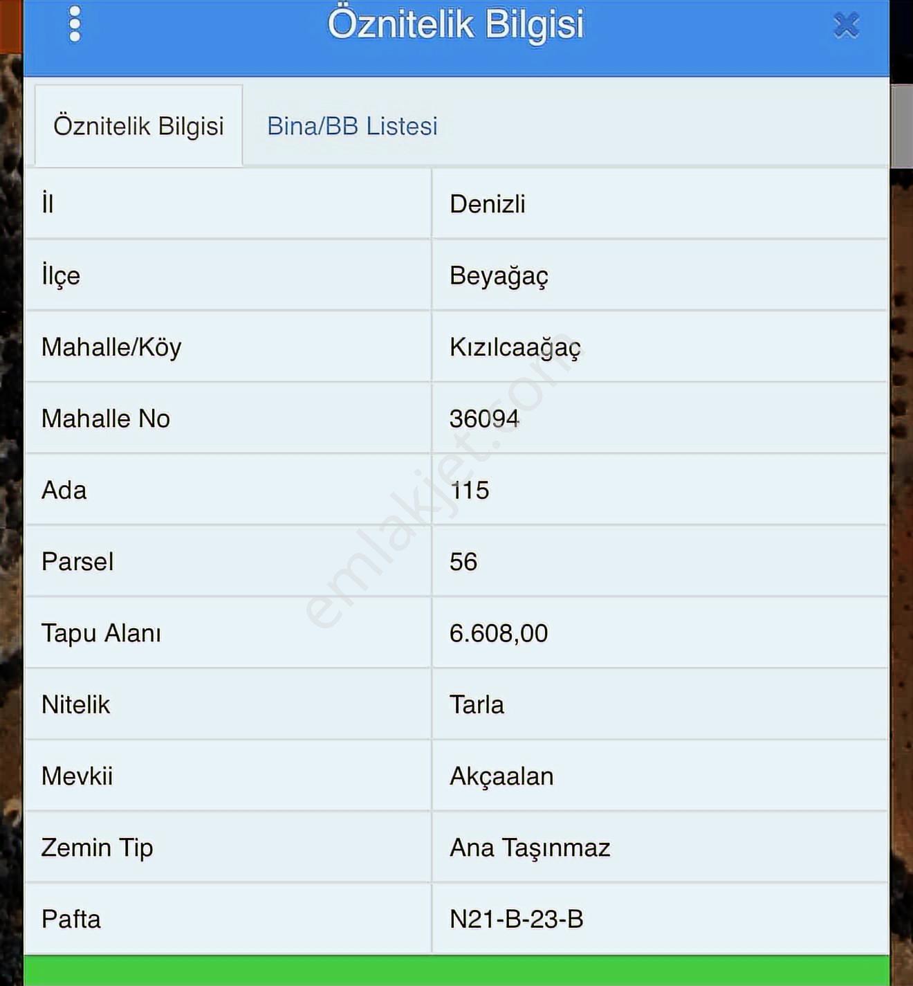 Beyağaç Kızılcaağaç Mahallesinde Köy İçi 6.6 Dönüm Arazi - Görsel 2