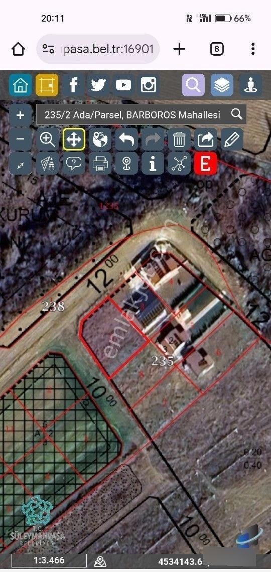 Altınova Topağaç Mevkiinde 496m2 2 Kat Villa İmarlı Satılık Arsa - Görsel 7