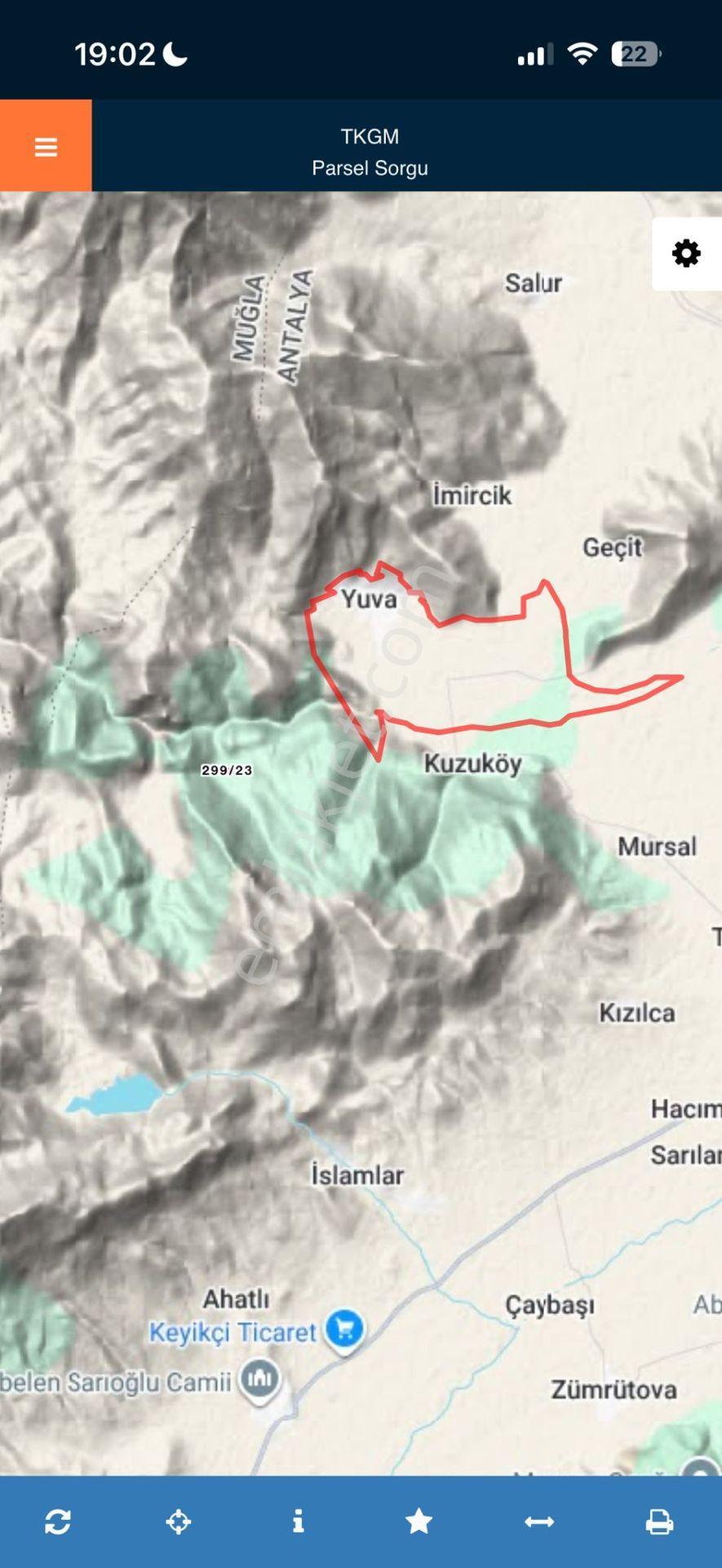 Elmalı Yuva Mahallesinde 3211 M2 Acil Satılık Tarla (yatırımlık - Görsel 2
