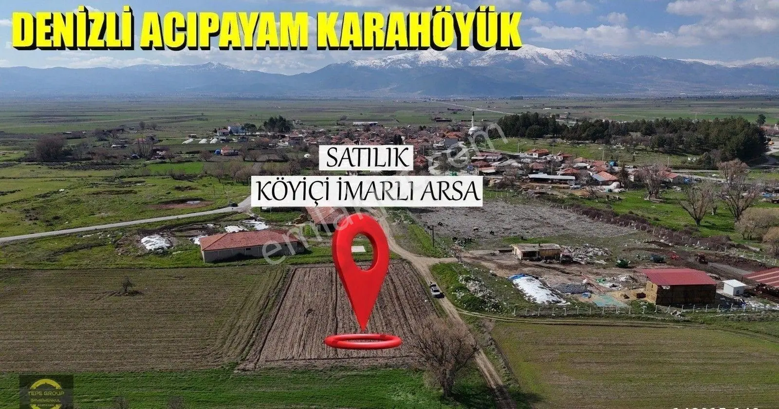 Acıpayam Karahöyük'te 656 M2 2 Kata İmarlı Satılık Arsa - Görsel 2
