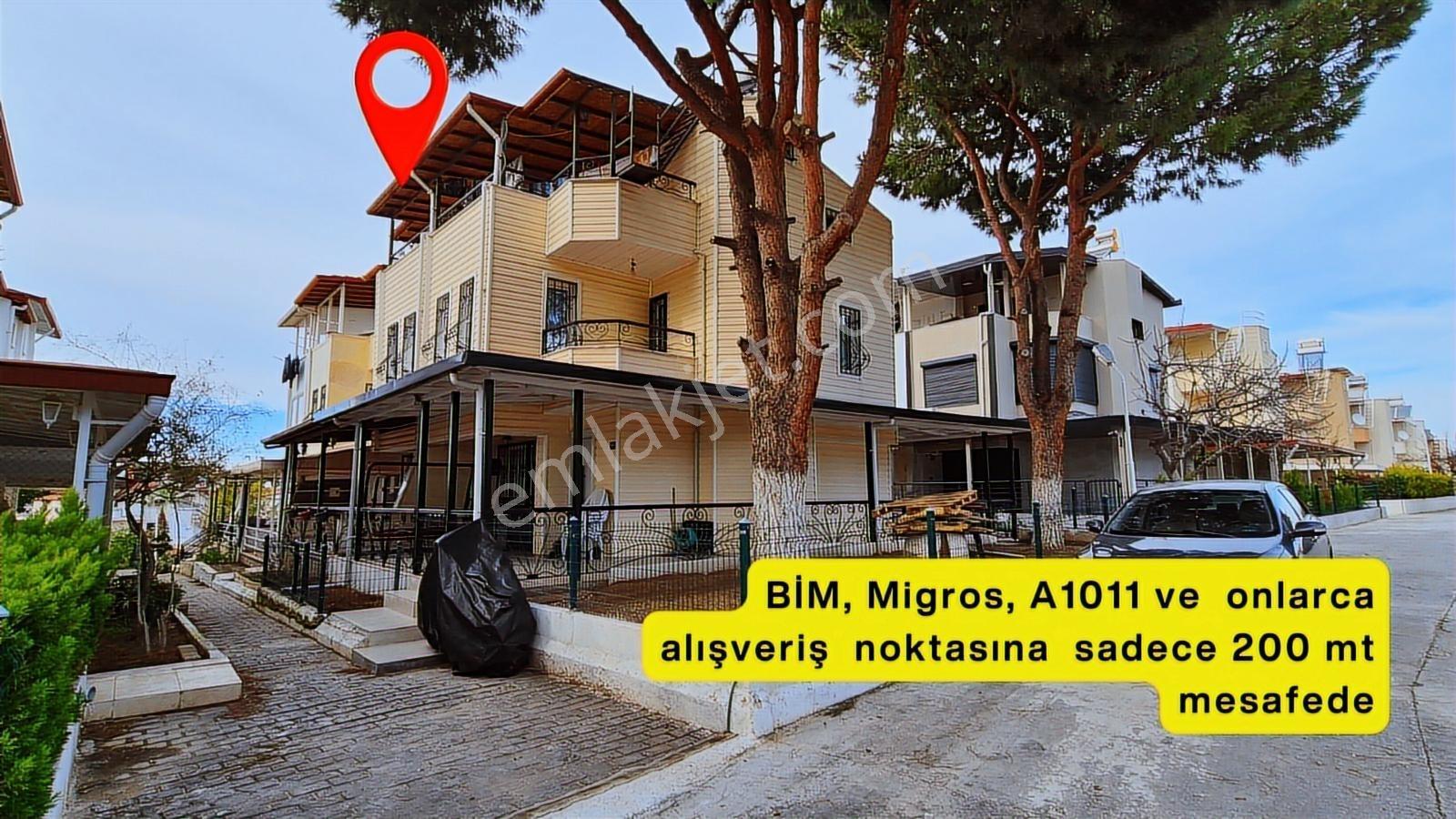 Kuşadası Soğucak Sahil Sitesinde, Eşyalı Kiralık Dubleks Villa - Görsel 21
