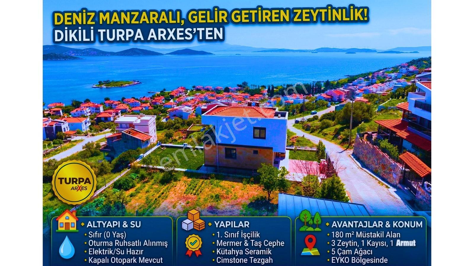 Çandarlı Eyko'da Full Deniz Manzaralı Lüks Villa | 4+1 | 300 M² - Görsel 8