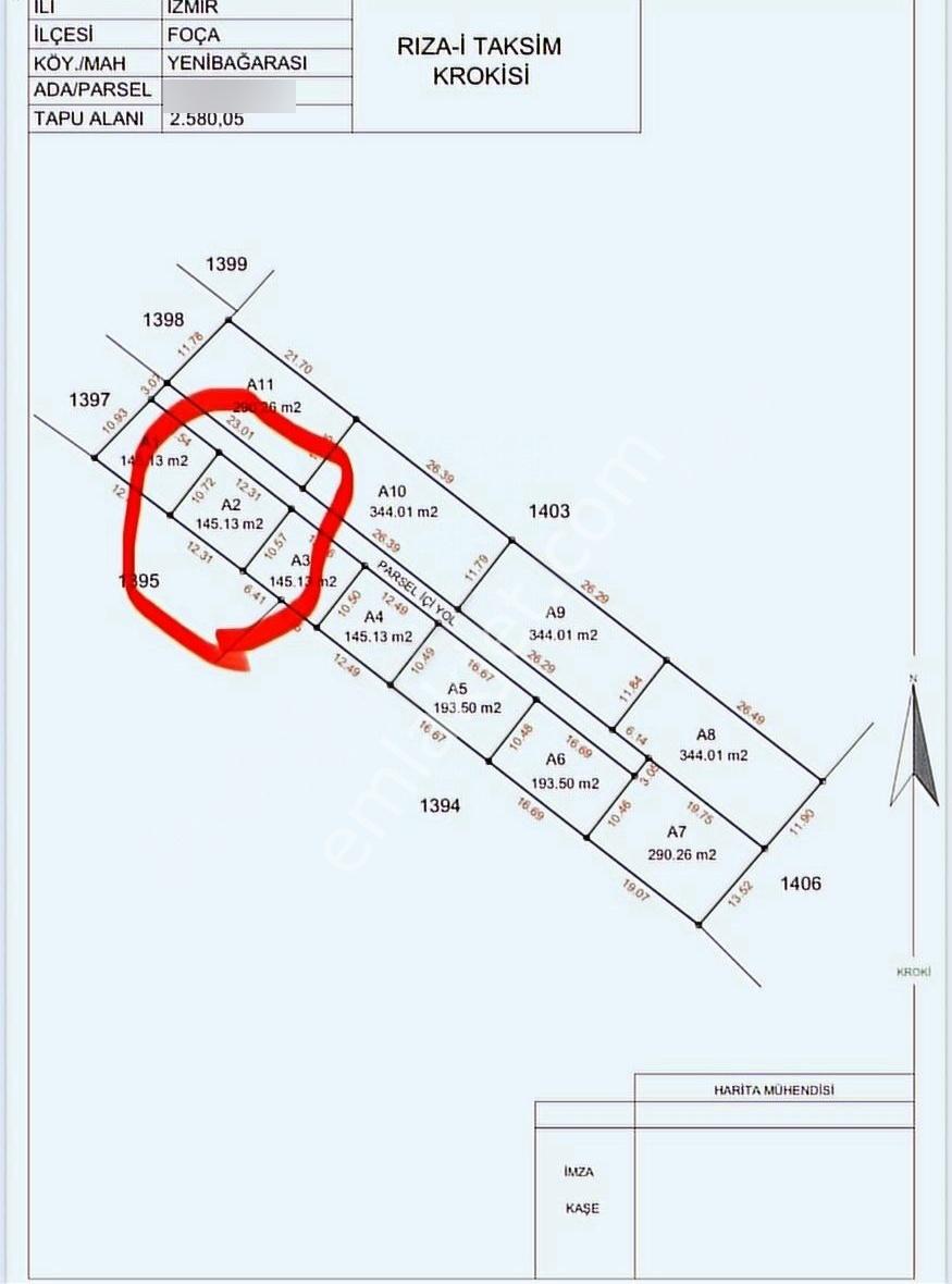 Foça Yeni Bağa Rasında 145 M2 Bahçe Acil Satılıktır - Görsel 23