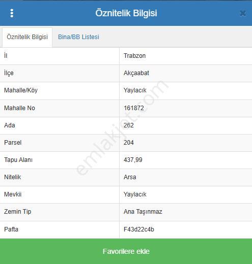 Trabzon Akçaabat Yaylacıkta Satılık Arsa - Görsel 9