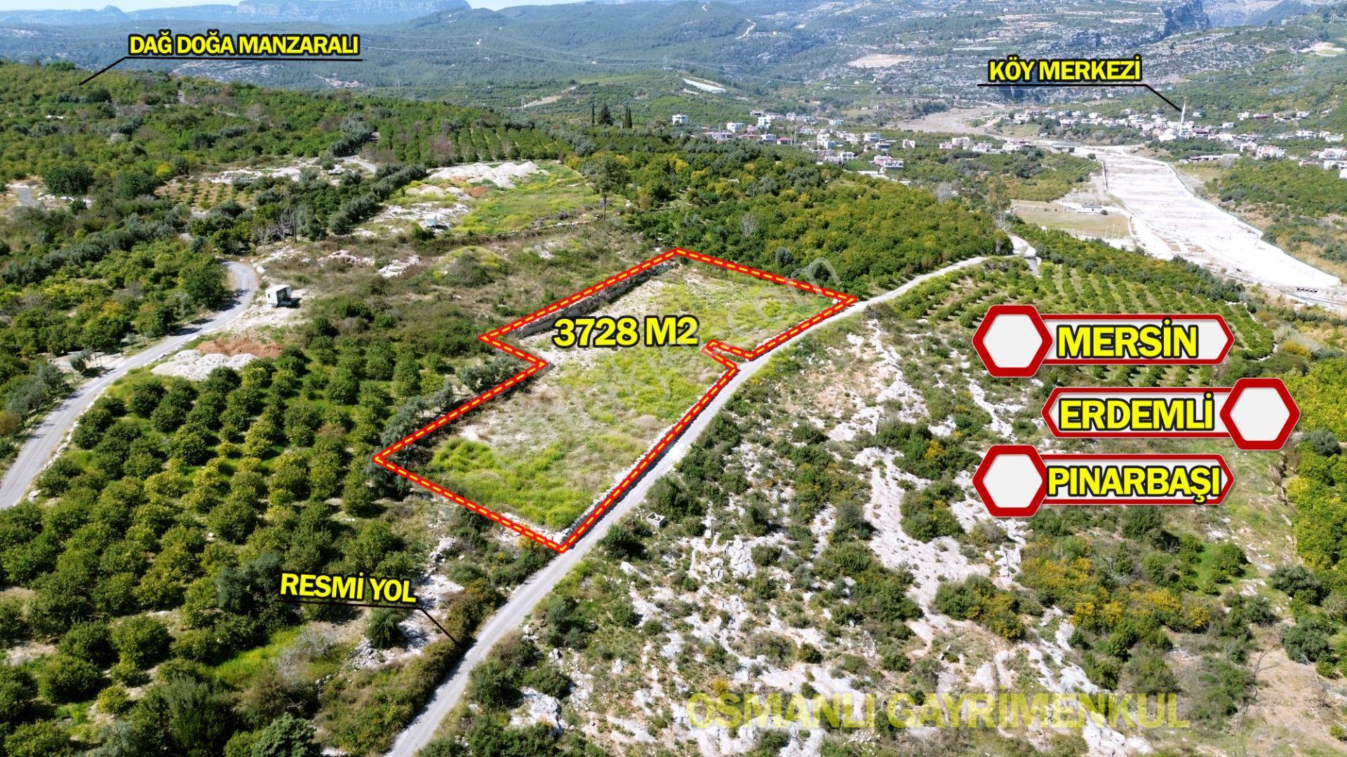 Mersin Erdemli'nin Pınarbaşı Mah. Satılık 3728 M2 Parsel - Görsel 5