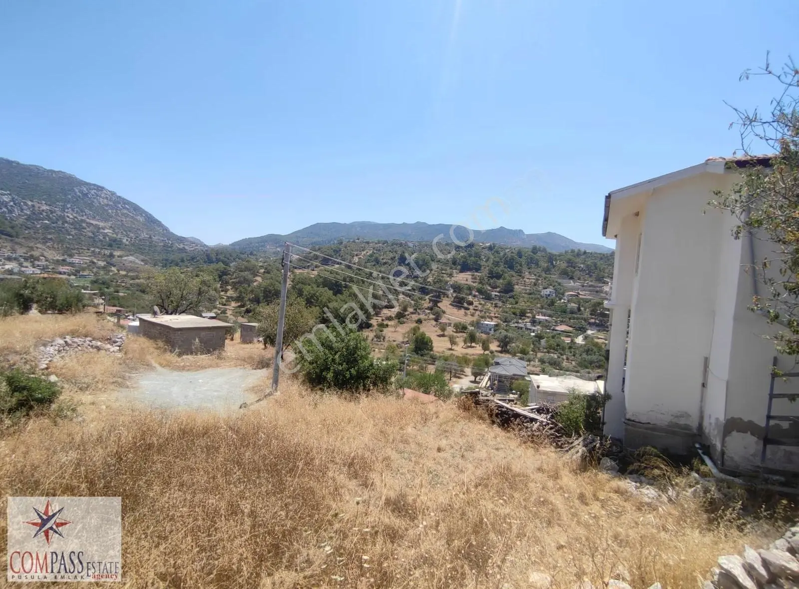 Marmaris Söğütte Doğayla İç İçe Satılık Kargir Ev Ve Arsa - Görsel 3
