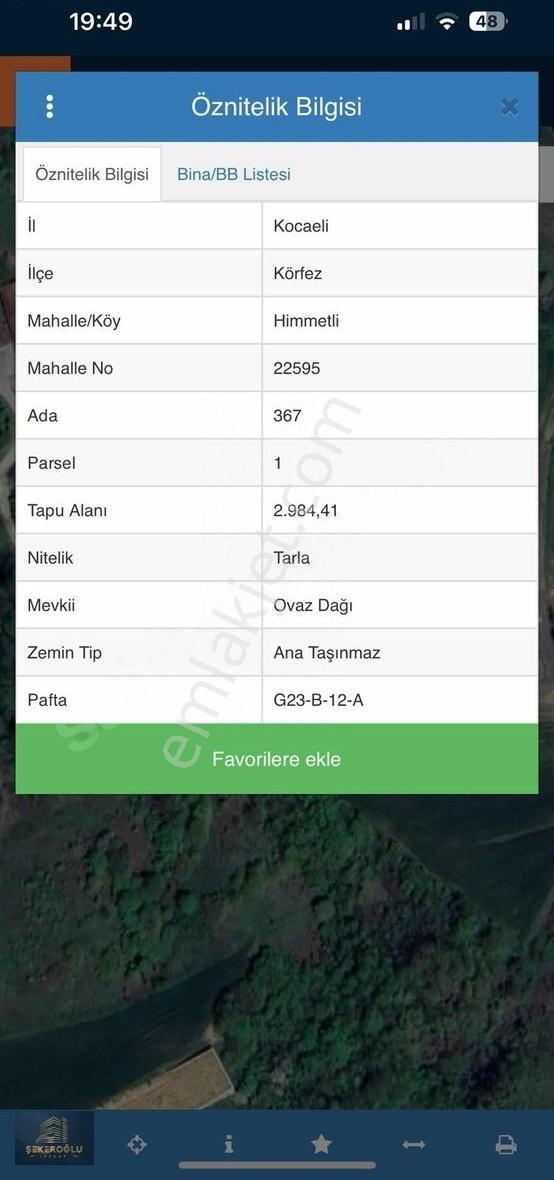 Körfez Himmetli 3 Dönüm Köydibi Ev Yapılır(takaslı)