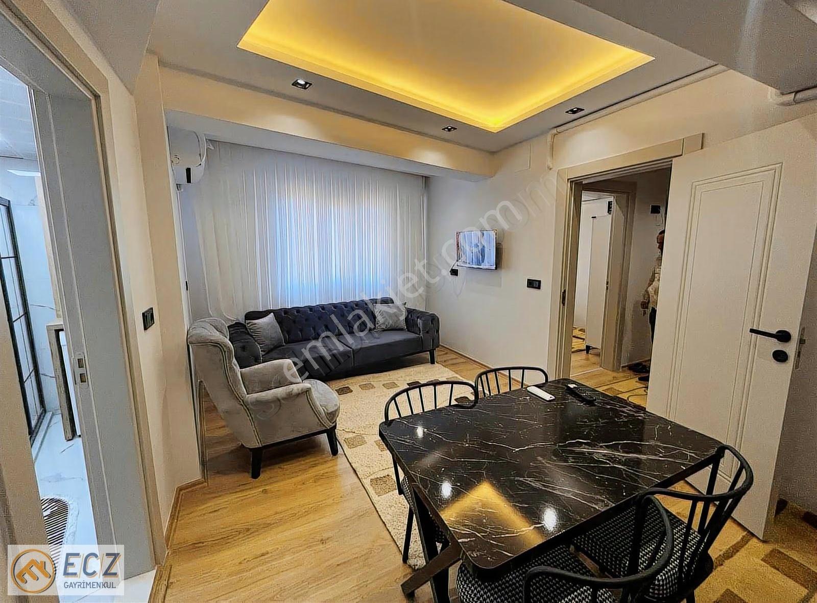 Ecz Gayrimenkul Den Kiralık Eşyalı Sıfır 1+1 Balkonlu