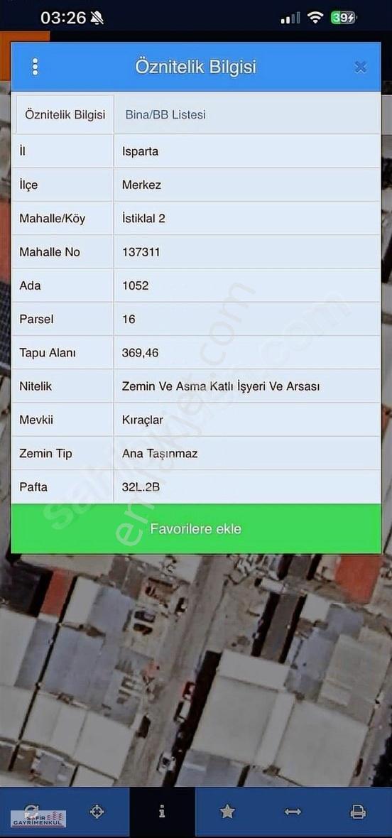 Petek Sanayide Satılık İşyeri
