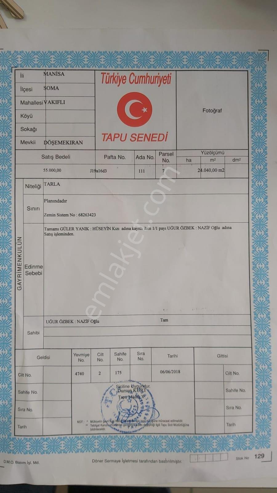Rw-fly Dan Yatırımlık 24 Dönüm Mükemmel Fırsat Tarla - Görsel 8