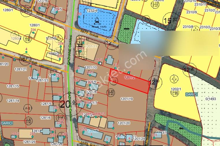 Darıcı Mahallesi'nde 1440 M2 Satılık Arsa - Görsel 16