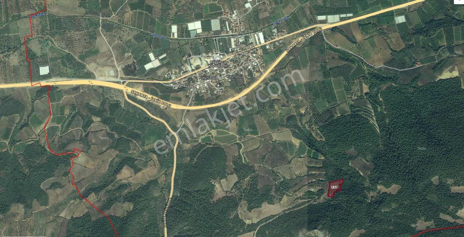 İznik Kaynarca'da Satılık 5350m² Tarla Vasfında Arazi - Görsel 7