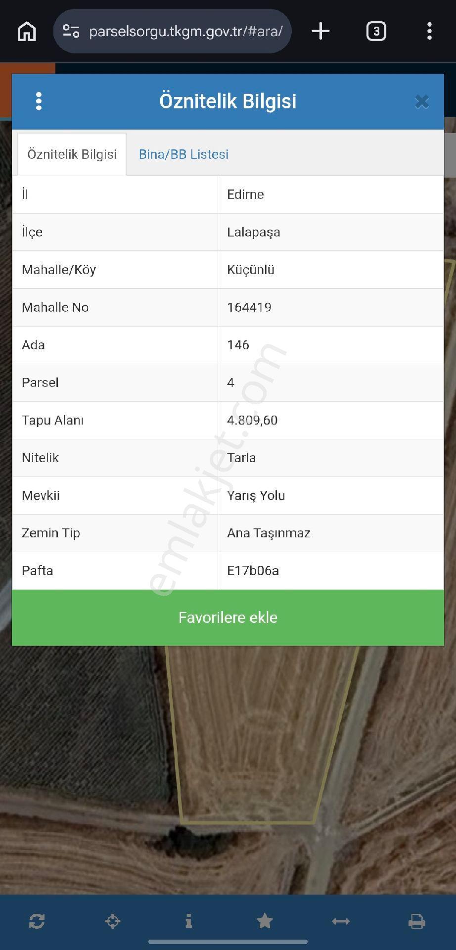 Küçünlü Köyü Girişine 350 Metre Yol Kenarı Yatırımlık Tarla. - Görsel 15