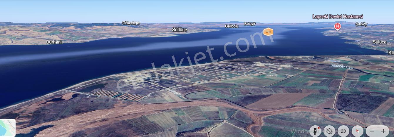Çanakkale Lapseki Umurbey'de Denize Yakın 290 M² Yatırımlık Villa Arsası - Görsel 13