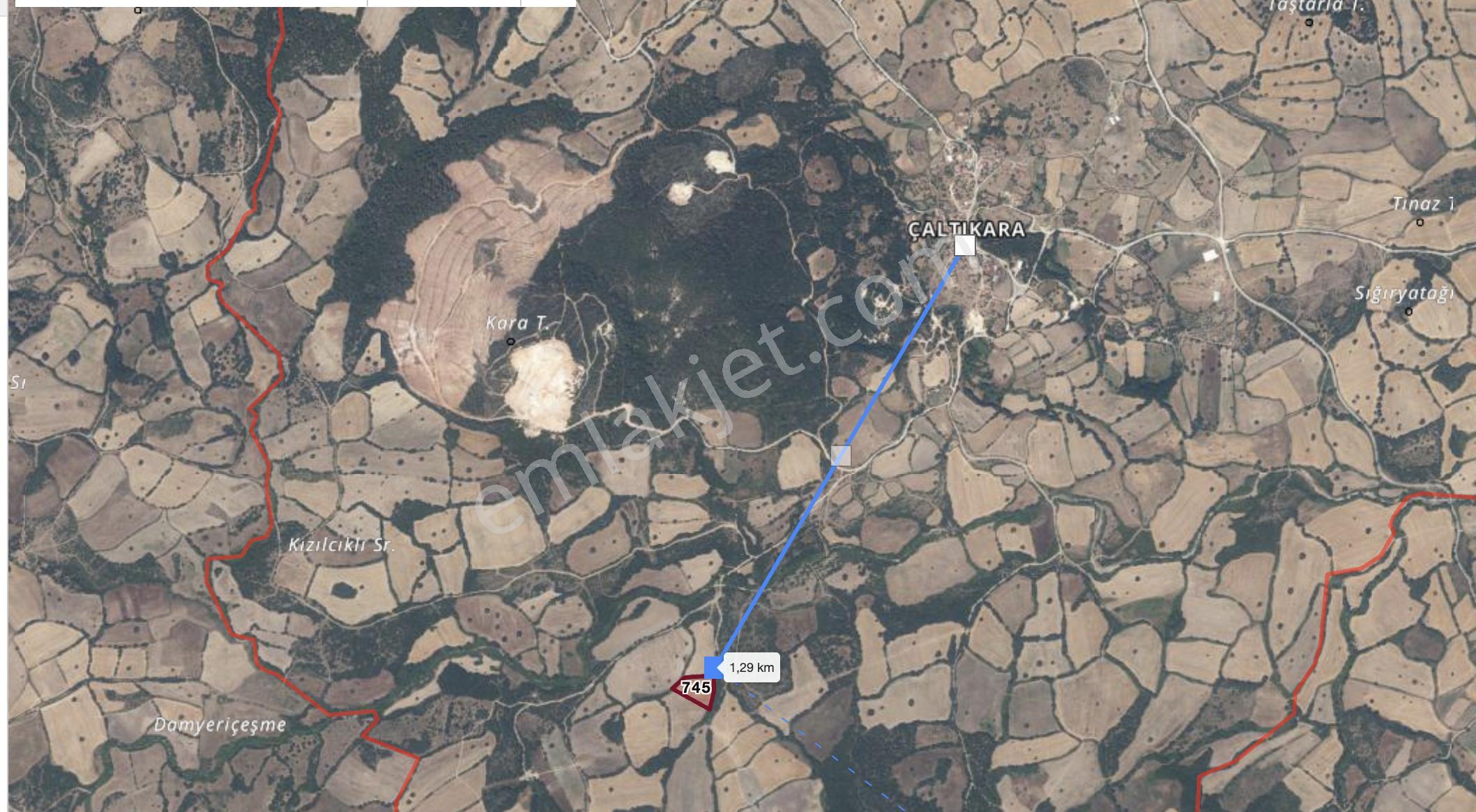 C21 Cius; Çanakkale Çan Çaltıkara Satılık 6.000m2 Tarla - Görsel 12