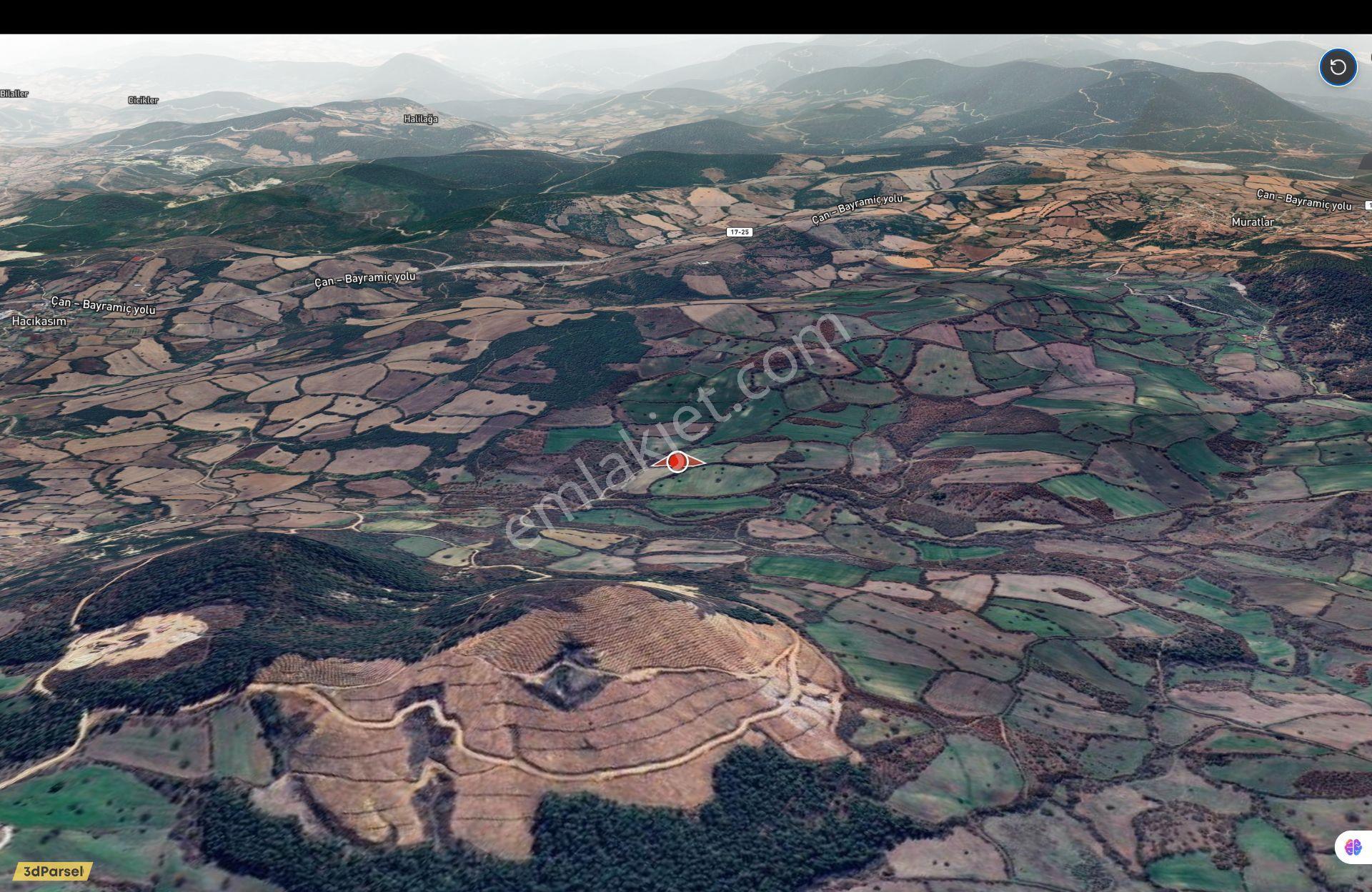 C21 Cius; Çanakkale Çan Çaltıkara Satılık 6.000m2 Tarla - Görsel 7