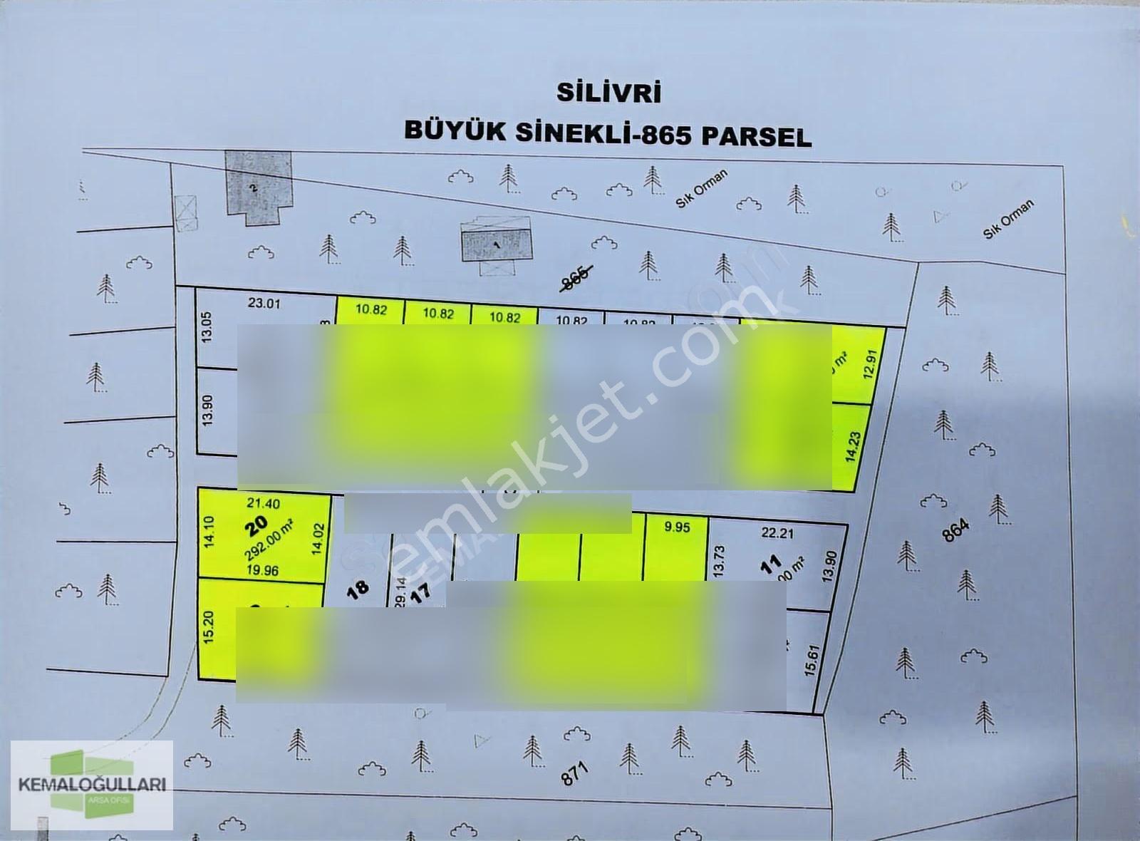 Silivri Sinekli Mahallesinde Satılık 292 M2 Yatırımlık Arsa