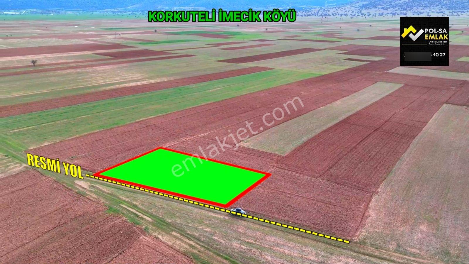 Korkuteli İmecik De Satılık 813m2 Tarla Resmi Yol Var - Görsel 3