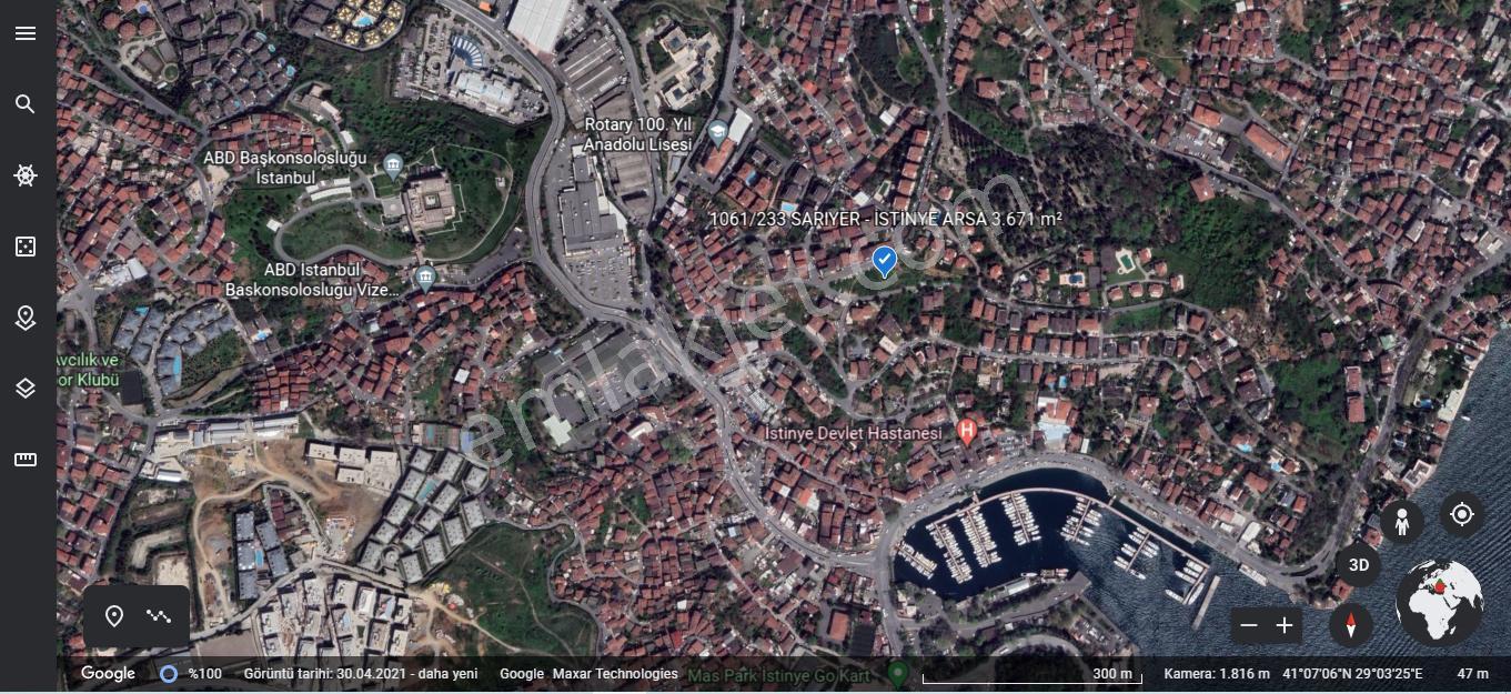 Sarıyer Yeniköy İstinye 525 M² Hisseli Arsa, Emsalsiz Boğaz Manzaralı - Görsel 15
