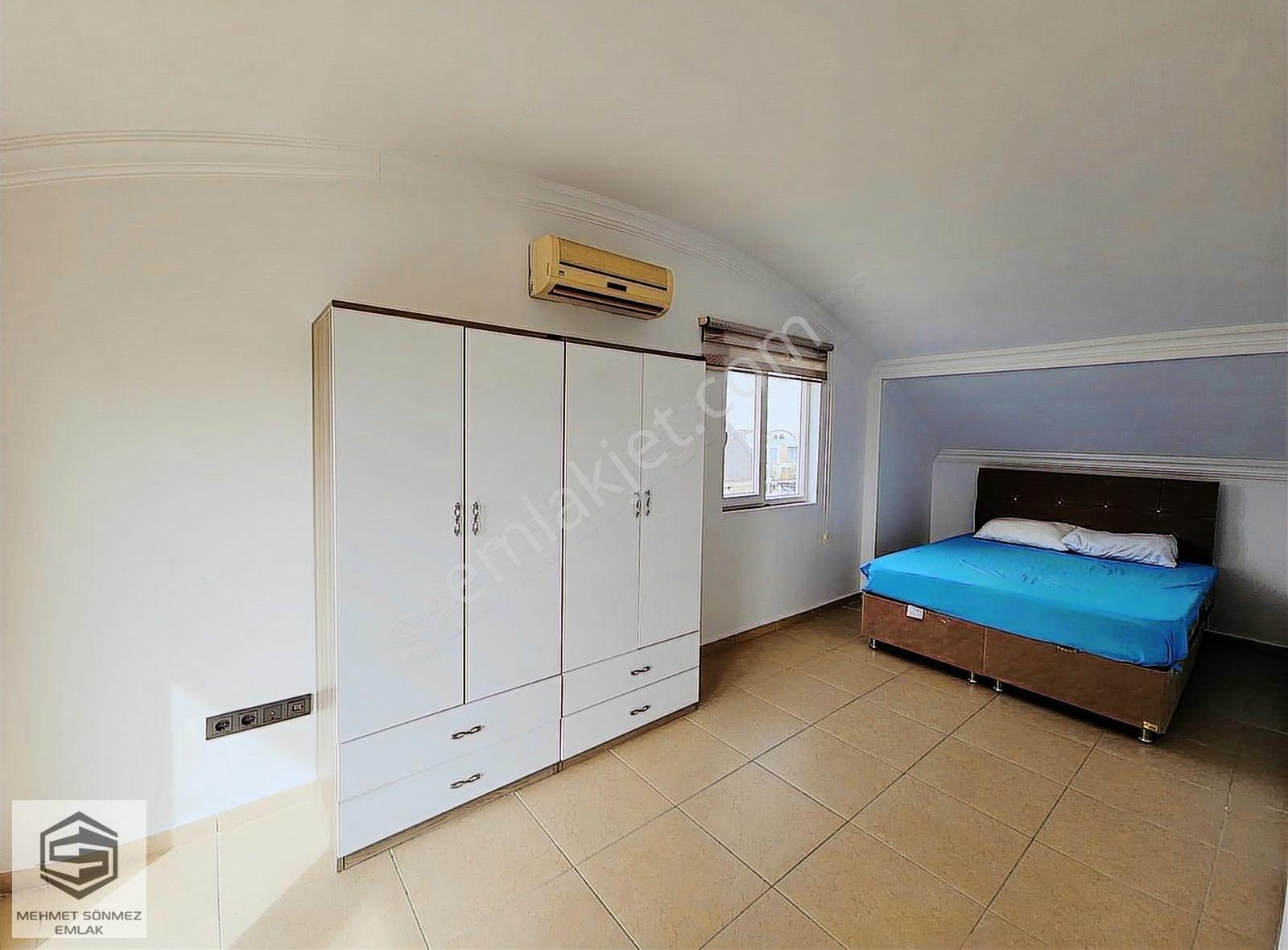 Belek'te Havuzu Site'de 4+1 Tripleks Köşe Villa - Görsel 13
