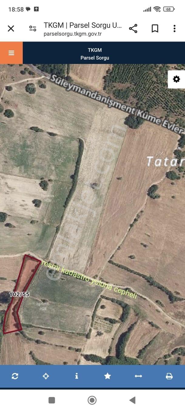 3702 M2 Müstakil Resmi Yola Cephe Etrafı Doğal Olarak Çevrili - Görsel 14