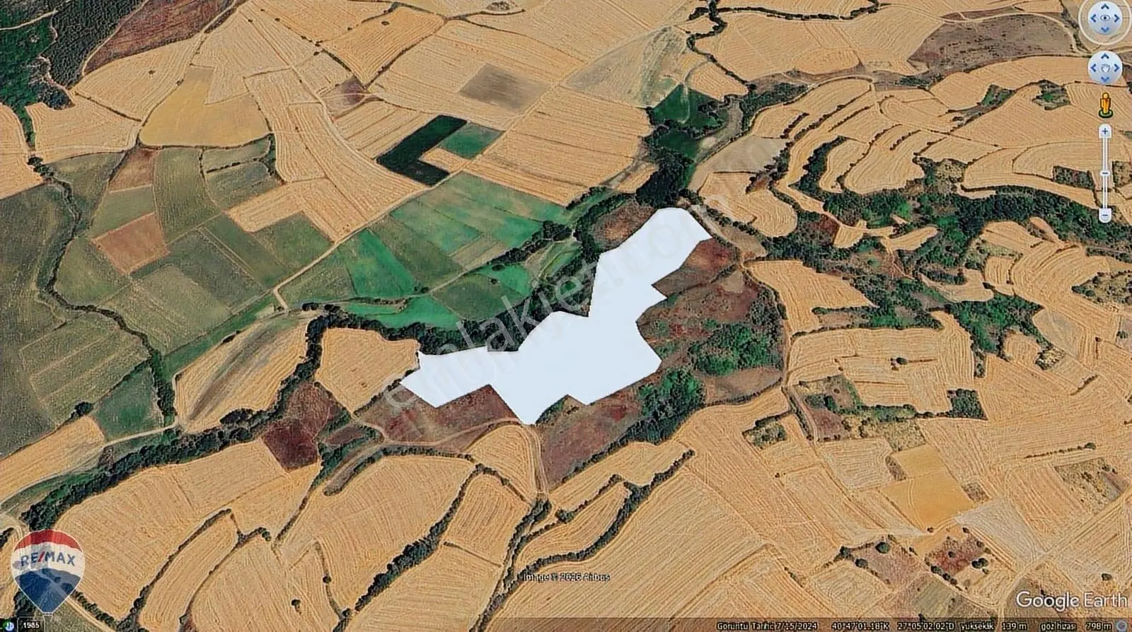 Remax Tan Tekirdağ Malkara Da Satılık 34.137 M2 Satılık Tarla