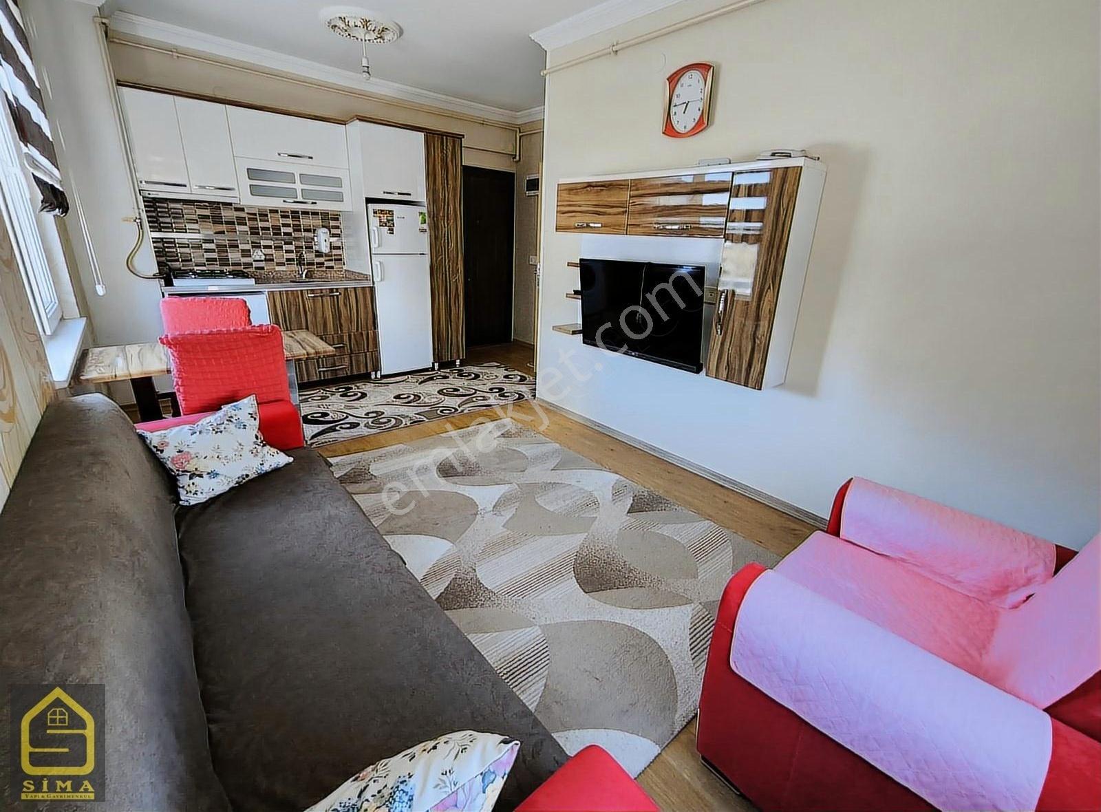 Sima Emlaktan Eşyalı Lüks 1+1 Kiralık Daire - Görsel 19
