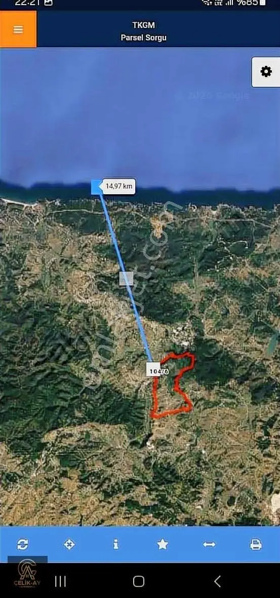 Çelik-ay'dan Kandıra Kubuzcu Satılık Yol Cepheli Tarla