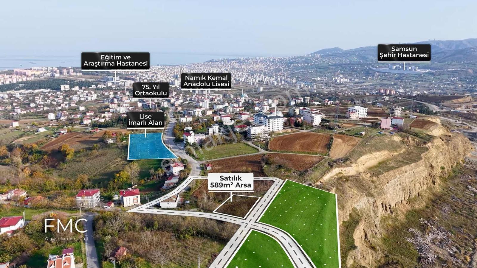 Fmc Gayrimenkul'den Panoramik Deniz Manzaralı Köşe Parsel Arsa - Görsel 8