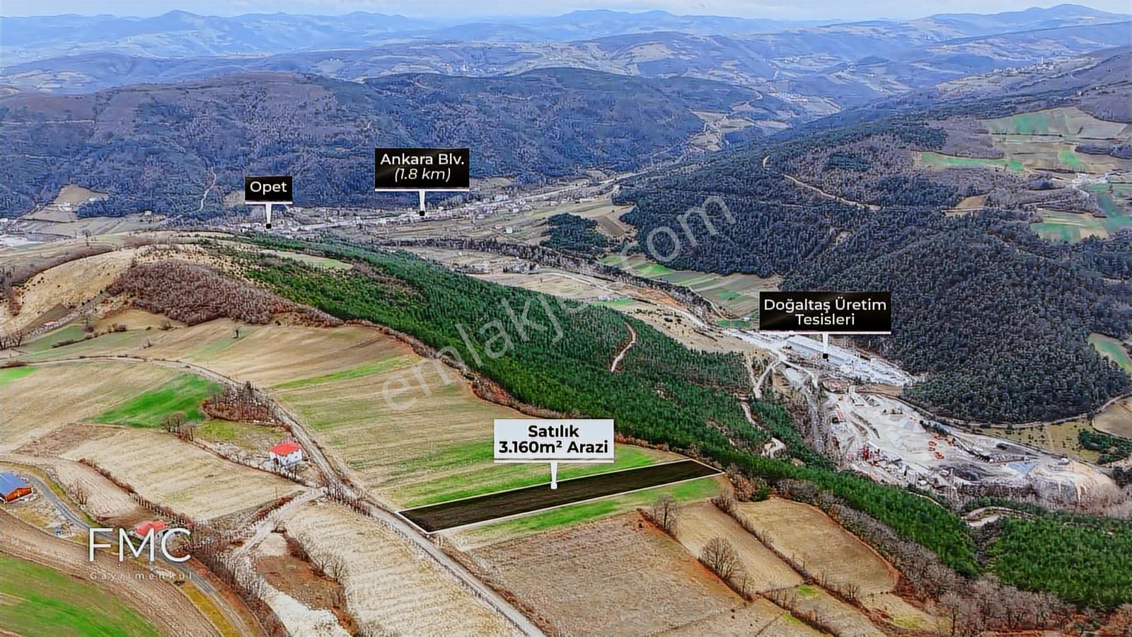 Fmc Gayrimenkul'den Çatmaoluk'da Kadastro Yola Cephe 3160m2 Tarl - Görsel 11