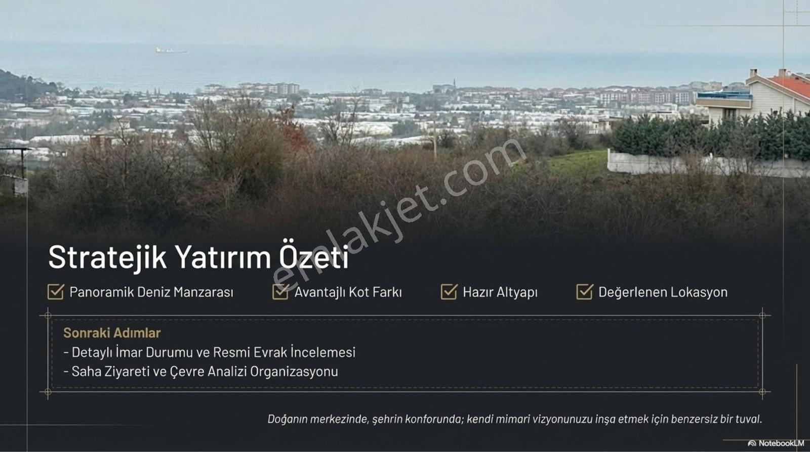 Ata Emlak'tan Deniz Ve Doğa Manzaralı Villa İmarlı Satılık Arsa - Görsel 12
