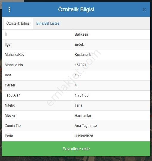 Demir Gyo Erdek Kapıdağ Kestanelik Satılık Tarla - Görsel 7