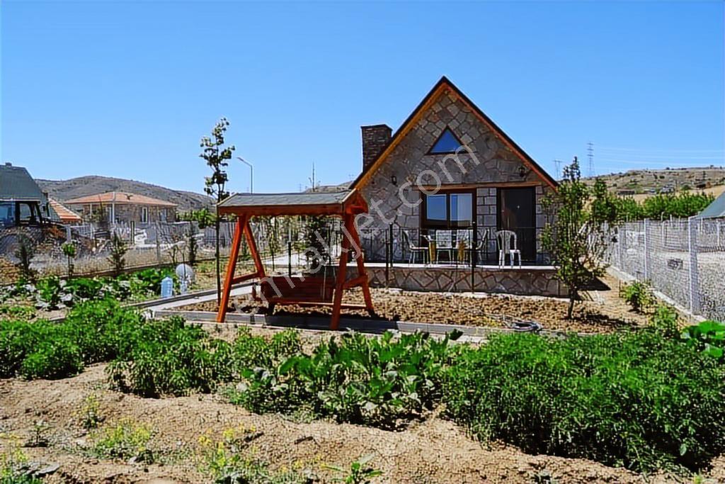Pursaklar Yeşil Yurtta Site İçinde 500m Arsayla Muhteşem Taş Ev - Görsel 16