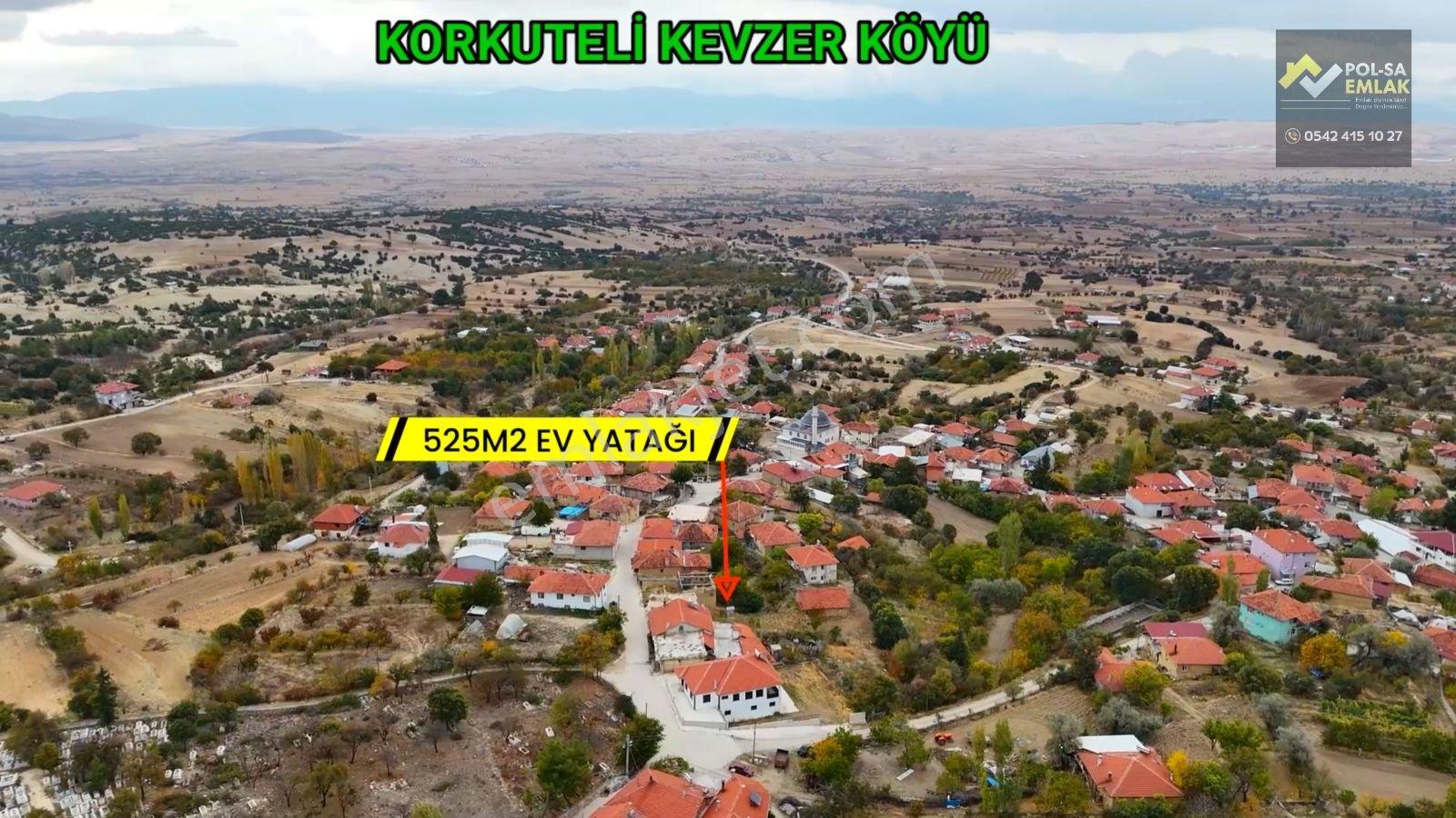 Korkuteli Kevzer Köyü Satılık 525m2 Arsa - Görsel 12