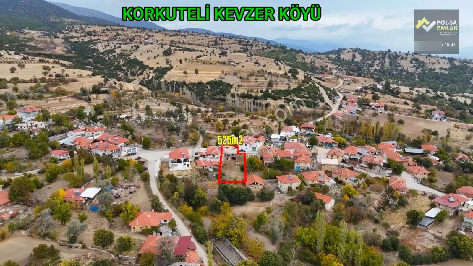 Korkuteli Kevzer Köyü Satılık 525m2 Arsa - Görsel 8