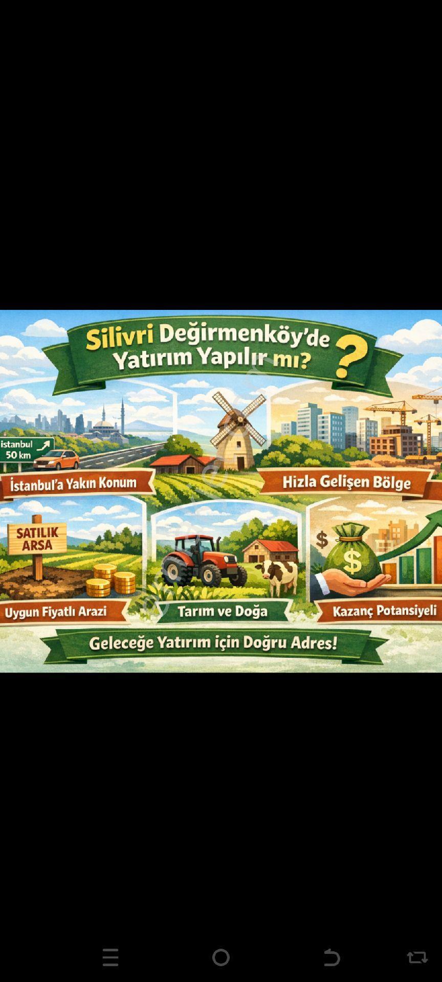 My Ekipdenistanbul Silivri Değirmenköyde Çiftyola Cephe Köşebaşı Arazi - Görsel 31