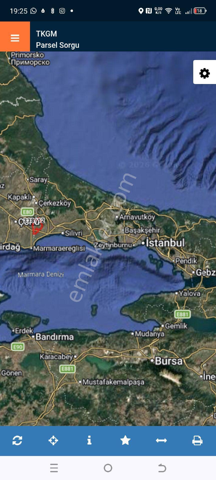 My Ekipdenistanbul Silivri Değirmenköyde Çiftyola Cephe Köşebaşı Arazi - Görsel 8