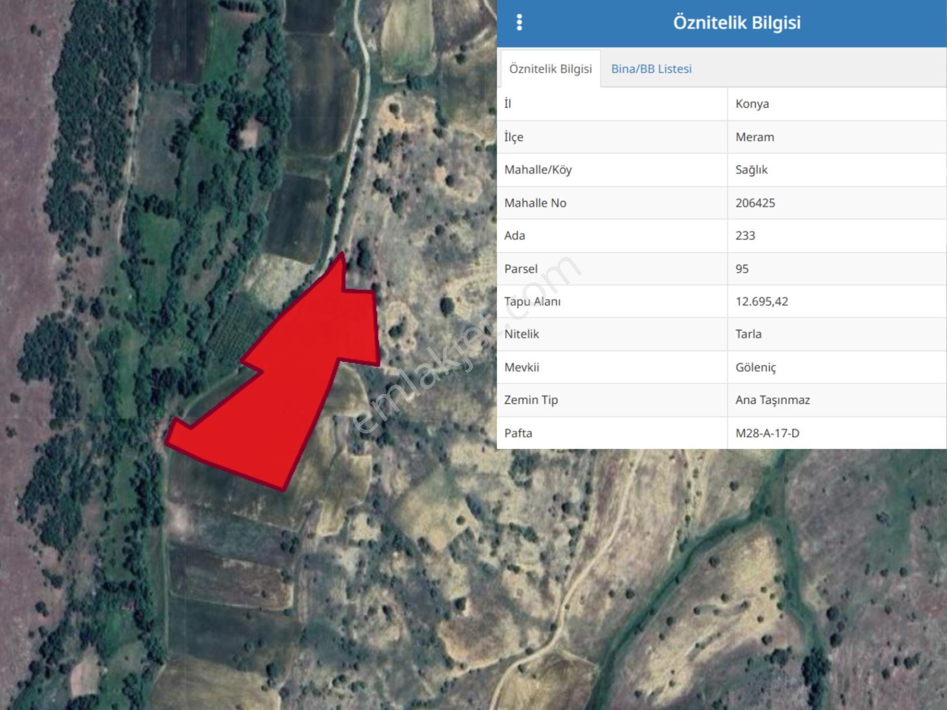 İşyapar'dan Meram Sağlık Mahalle'sinde Satılık Fırsat Bahçe