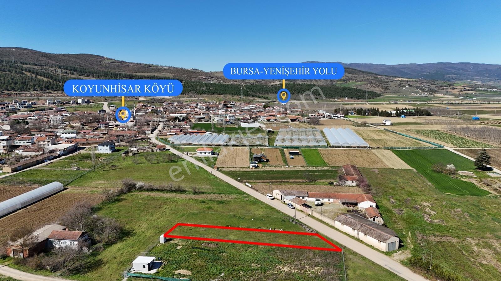 Bursa Yenişehir Koyunhisarda 890 M² Satılık Arsa | Yola Cephe - Görsel 6