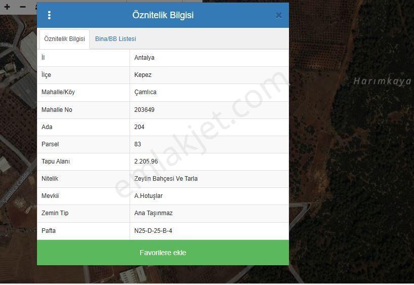 Kepez Çamlıca'da Satılık Zeytin Bahçeli Arazi (4413 M²) - Görsel 30