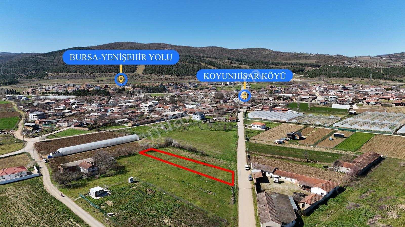 Bursa Yenişehir Koyunhisarda 1.502 M² Satılık Arsa | Yola Cephe - Görsel 23