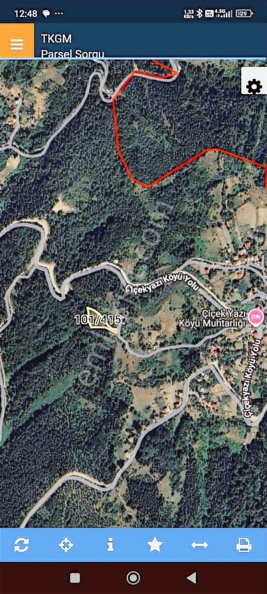 Zeybek'den İnebolu 1.875.m2 Çicekyazi Köy İçi Satılık Tarla ... - Görsel 6