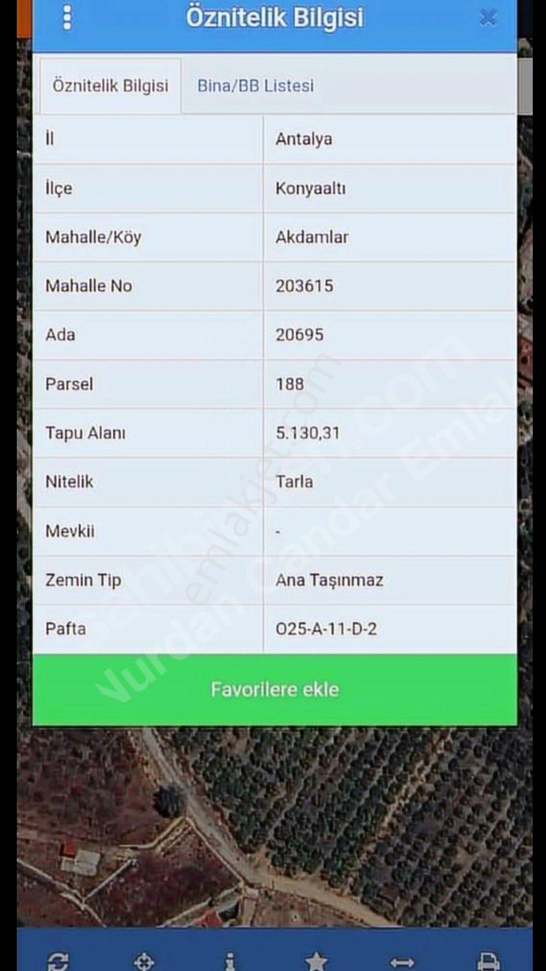 Konyaaltı Akdamlar’da 5.130 M² Gelir Getiren Nar Bahçesi Kiralık Dönümü 16.500 Tl - Görsel 2